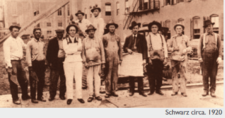 historical-construction-workers-in-front-of-building